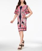 Jm Collection Flutter-sleeve Shift Dress, Created For Macy's