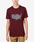American Rag Men's Usa Embroidered T-shirt, Created For Macy's