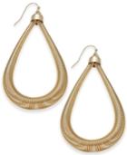 Thalia Sodi Extra Large Gold-tone Teardrop Hoop Earrings, 2.5, Created For Macy's