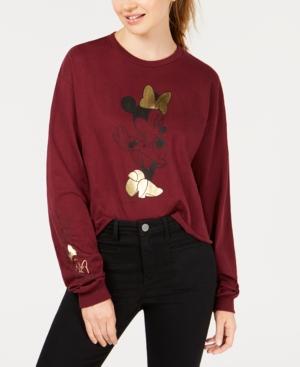 Mad Engine Juniors' Minnie Bows Sweatshirt