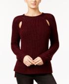 American Rag High-low Cutout Sweater, Created For Macy's