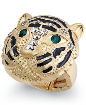 Thalia Sodi Gold-tone Tiger Stretch Ring, Only At Macy's