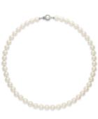 Eliot Danori Necklace, Simulation Pearl (8 Mm) And Glass Crystal Necklace