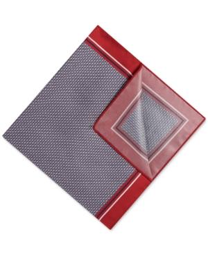 Boss Men's Patterned Italian Silk Pocket Square