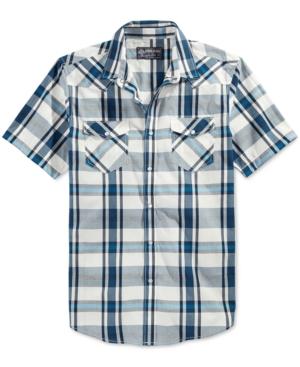 American Rag Men's Short Sleeve Plaid Shirt, Only At Macy's