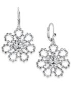 Kate Spade New York Silver-tone Flower Drop Earrings