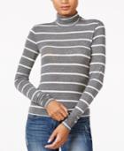 Chelsea Sky Striped Turtleneck, Created For Macy's