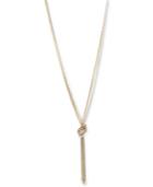 Kenneth Cole New York Two-tone Knotted Chain Y-necklace