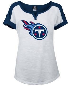 5th & Ocean Women's Tennessee Titans Rolled Sleeve Slub T-shirt