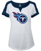 5th & Ocean Women's Tennessee Titans Rolled Sleeve Slub T-shirt