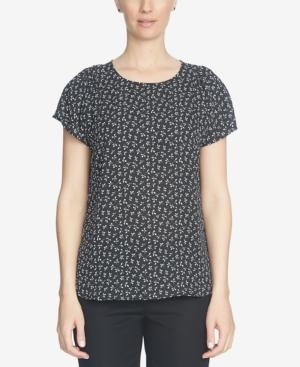 Cece Short-sleeve Printed Blouse