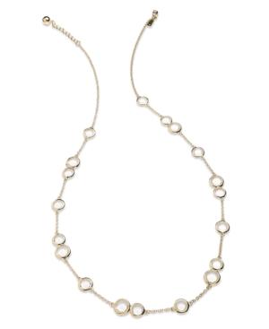 Kate Spade New York Necklace, 12k Gold-plated Crystal Stone Scatter Necklace