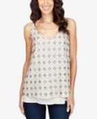Lucky Brand Printed Layered-look Tank Top