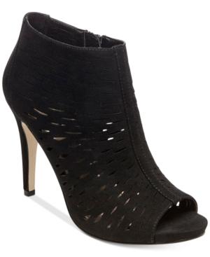 Madden Girl Rockella Perforated Dress Booties Women's Shoes