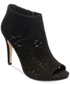 Madden Girl Rockella Perforated Dress Booties Women's Shoes