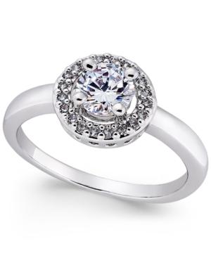 Charter Club Silver-tone Crystal Halo Statement Ring, Only At Macy's