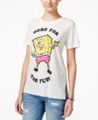 Hybrid Juniors' Spongebob Squarepants Graphic T-shirt