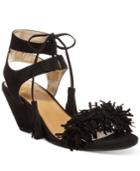 Material Girl Haniya Fringe Wedge Sandals, Only At Macy's Women's Shoes