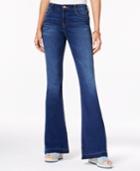 Tommy Hilfiger Weston Released-hem Marine Blue Wash Flared Jeans, Only At Macy's