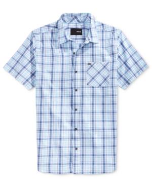 Hurley Men's Ransom Plaid Short-sleeve Shirt
