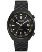 Bulova Accutron Ii Men's Black-tone Stainless Steel Bracelet Watch 44mm 98b247