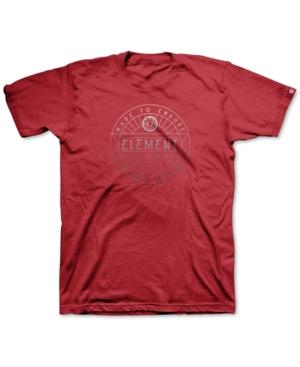 Element Men's Dialed Graphic-print Logo T-shirt