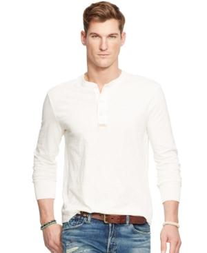 Polo Ralph Lauren Men's Slub Cotton Henley