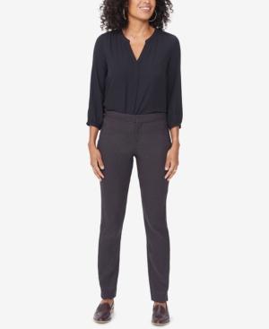 Nydj Tummy-control Dot-print Ankle Pant