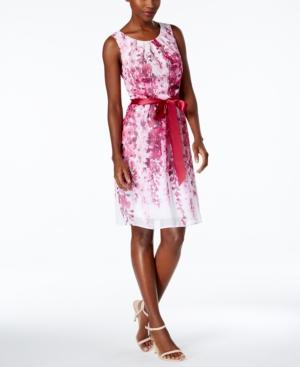 Connected Floral-print A-line Dress