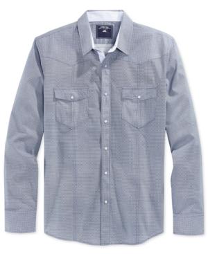 Level 10 Men's Graphic Woven Button-front Shirt