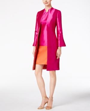 B Michael Bell-sleeve Topper Evening Jacket