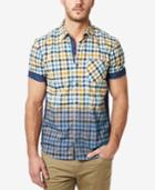 Buffalo David Bitton Men's Sakirn Short-sleeve Plaid Shirt