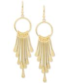 Hint Of Gold Gold-plated Shaky Drop Earrings