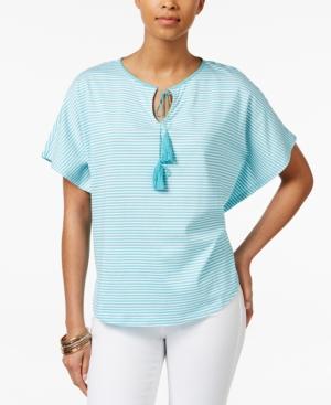 American Living Striped Poncho Top, Only At Macy's