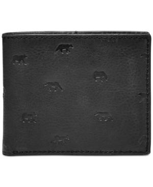 Fossil Men's Leather Rover Rfid Bifold Wallet