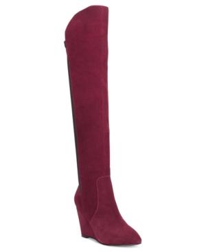Charles By Charles David Edie Over-the-knee Wedge Boots Women's Shoes