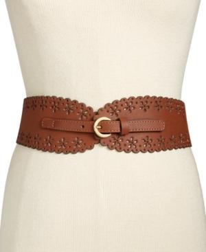 Inc International Concepts Tapered Perforated Belt, Only At Macy's