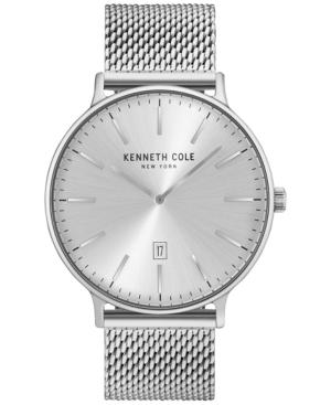 Kenneth Cole Men's Stainless Steel Mesh Bracelet Watch 42mm Kc15057009