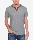 Lucky Brand Men's Notched-neck T-shirt