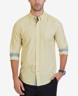 Nautica Men's Whitecap Poplin Stripe Shirt