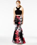 Blondie Nites Juniors' 2-pc. Printed Mermaid Gown