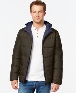 Point Zero Hooded Reversible Bomber Jacket