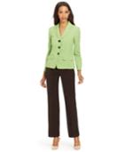 Le Suit Three-button Pantsuit