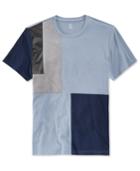 Inc International Concepts Men's Kramer Colorblocked Faux Suede T-shirt, Only At Macy's