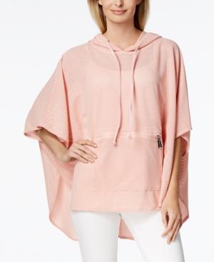 Steve Madden Mesh Hooded Poncho