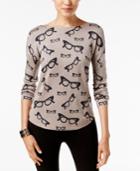 Grace Elements Printed Sweater