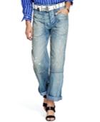 Polo Ralph Lauren Paint-splattered Wide-leg Jeans
