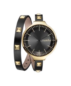 Rumbatime Orchard Double Wrap Lights Out Women's Watch Black