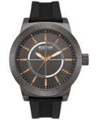 Kenneth Cole New York Men's Reaction Black Silicone Strap Watch 49mm 10030944