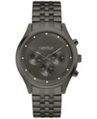 Caravelle By Bulova Men's Chronograph Gray Stainless Steel Bracelet Watch 41mm 45a133